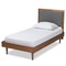 Baxton Studio Tasha Mid-Century Dark Grey Fabric Upholstered and Walnut brown Finished Wood Platform Bed-Twin 192-11542-11158-ZORO - alternate 8